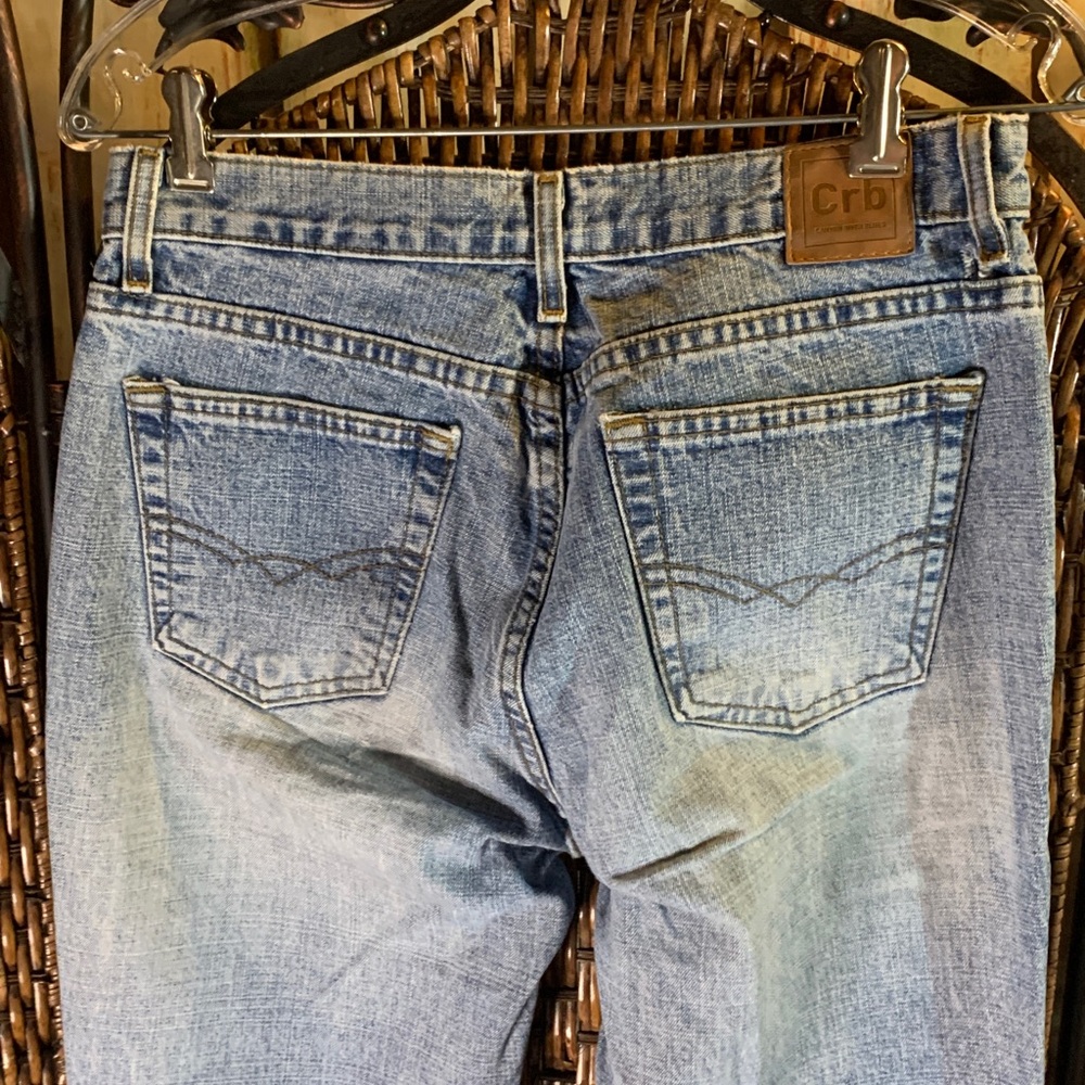 Vintage Y2K Flare 100% Cotton Canyon River Blues Jeans Size 7 Short - Picture 5 of 6